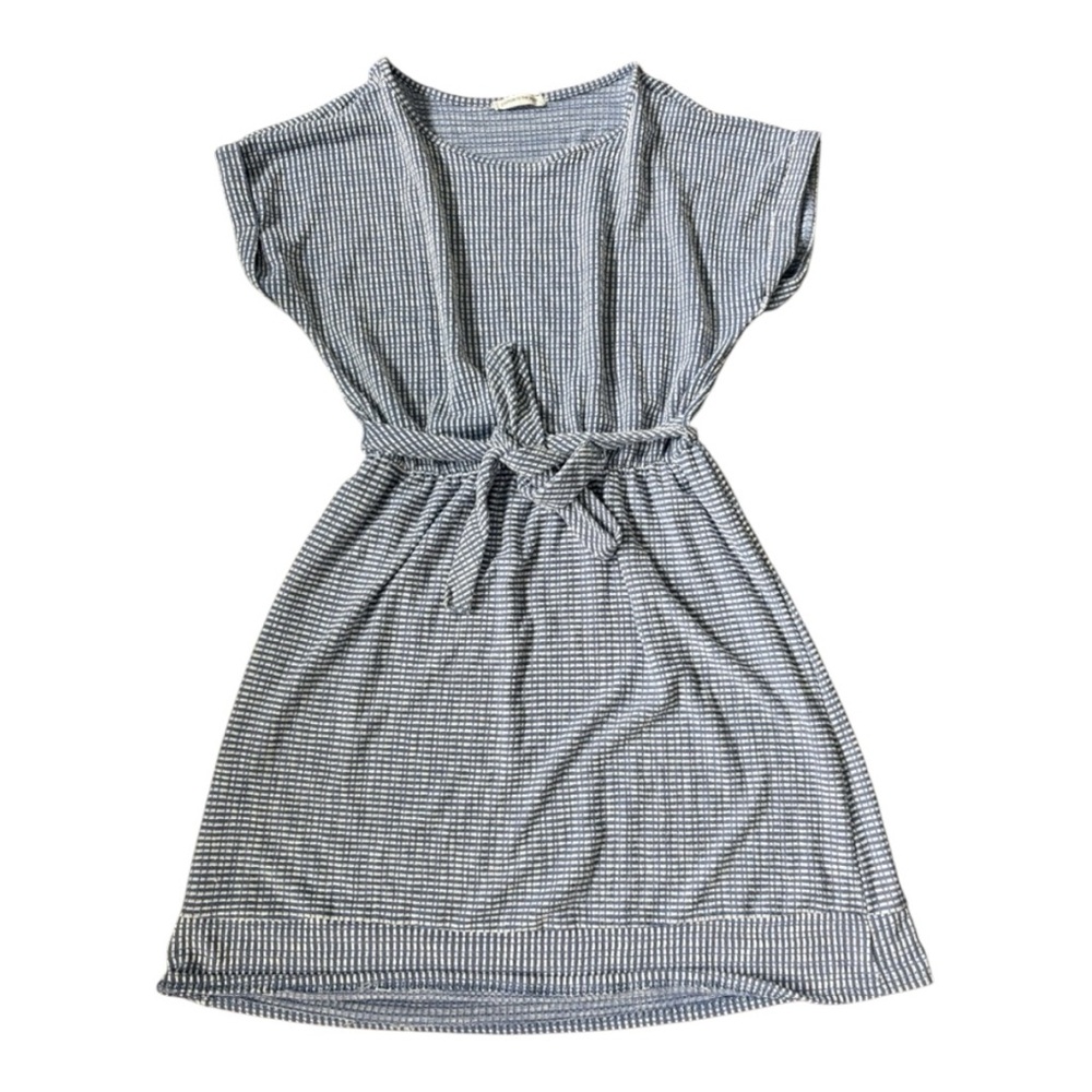 Caution To The Wind Blue and White Striped Dress
